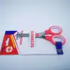 7026-D nail card scissors, 24 pieces per box, each box mixed in color, product size 13*6.5 Specification image